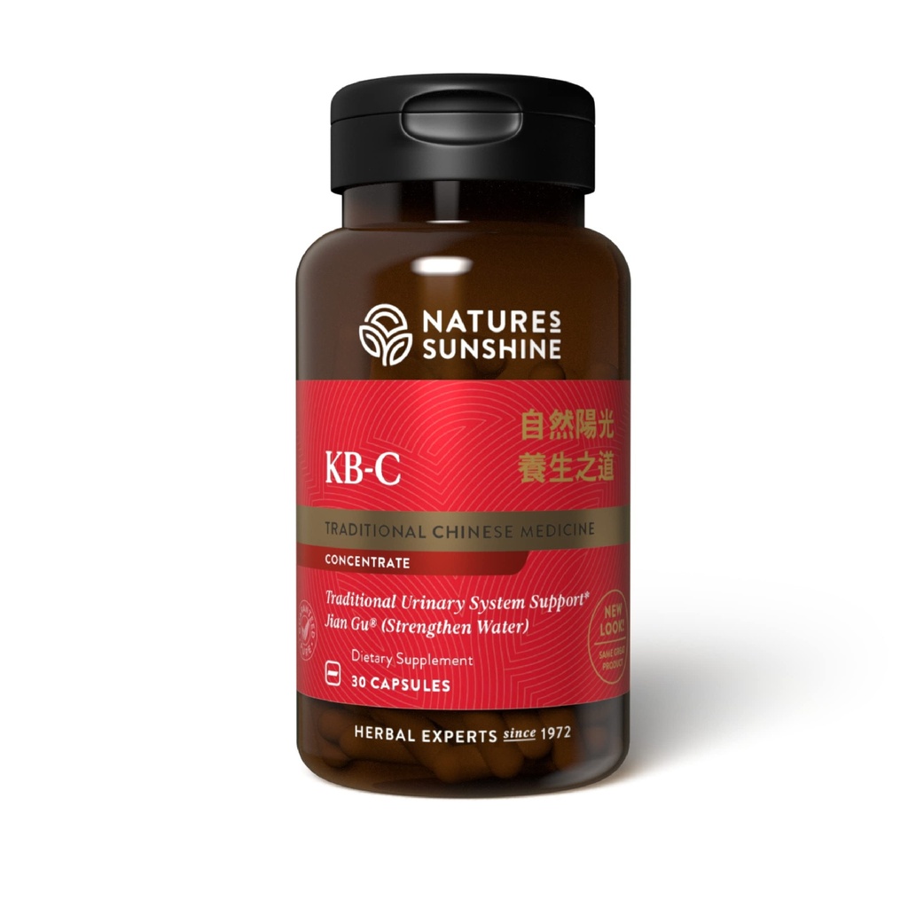 Nature's Sunshine KB-C, Çin TCM Mekanik, 30 Capsules | Urinary System'i güçlendirin ve Body Restore Enerjisine Yardımcı Olabilir