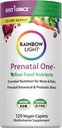 Rainbow Light High-Potency Prenatal One Multivitamin, Prenatal Health Multivitamin Supports Mom's Health and Baby's Development, With Vitamin C, Vegan, 120