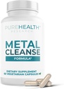 PUREHEALTHTH Doğal Ağır Metal Flushing Supplements - Zehirli Metal Kirliliği Koruma - Lead, Merkür, Arsenic, Cadmium Cleanse - 60 Capsules