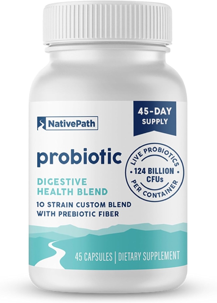 YerliPath Daily Probiyotik, 10Strain Özel Mix Probiyotiks Supplement for Men and Women, 82 Milyar CFUs - Count 45