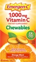 Emergen-C Chewable Vitamin C 1000 mg, B Vitaminleri ve Antioksis Tablet (40 Kont, Orange Blast Flavor), Diyet Tamamlayıcı Supplement
