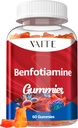 Benfotiamine 320 mg 45 mg L-Leucine Supplement: Erkekler ve Kadınlar için Temel Vitamin B1 Kompleksi, Non-GMO, Vegan & Gluten-Free - Supports Metabolism, Energy & Nervous System Health
