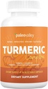 Paleovalley - Organik Turmeric Kompleksi - Full Spectrum Organik Turmeric with Health-Deptif Superfoods - 56 Vegetarian Capsules - Support Commons, Immunity, Brain and Heart Health