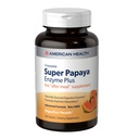 American Health Super Papaya Enzyme Plus - 180 Μασώμενα δισκία - Το συμπλήρωμα μετά το γεύμα - Μη GMO - 60 εξυπηρετήσεις