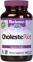 Bluebonnet Beslenme CholesteRice Sebze Capsules, Red Yeast Rice, Plant Sterols, Pantethine, CoQ10, Policosanol, Vegan, Vegetarian, Non GMO, Gluten Free, Milk Free, SOY-FREE, 60 Sebze Capsules