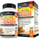 Turmeric Curcumin ve Ginger Supplement - 95 Standardized Curcuminoids with BioPerine Black Pepper Extract for Ultra High Abors - Natural Joint Support Supplement - Gluten-Free - 60 Capsules