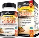 Turmeric Curcumin ve Ginger Supplement - 95 Standardized Curcuminoids with BioPerine Black Pepper Extract for Ultra High Abors - Natural Joint Support Supplement - Gluten-Free - 60 Capsules