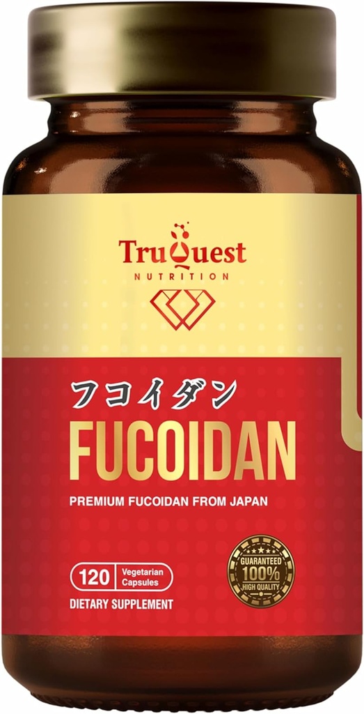 Premium Fucoidan Extract Immunity Supplement with Two Type of Highest Sapphire Algae Mozuku and Mekabu 120 Sebze Capsules - For Optimal Health and Immunity