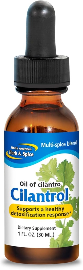 NORTH AMERICAN HERB & SPICE Cilantrol - 1 fl. oz. - Digestive Support - Cilantro Extract - Non-GMO - 130 Hizmet
