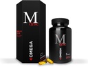 Mdrive Omega 3 Balık Yağı Erkekler için, Omega 3-6-9 Fish, Borage & Flaxseed Oil, Support Heart, Brain, Skin and Joint Health, 60 Count