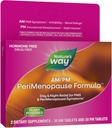 Nature's Way AM/PM PeriMenopause Formula, Perimenopause and PMS Symptom Support*, Hormone-Free, Hot Flashes*, PMS Symptoms*, Restful Sleep*, 30 AM & 30 PM Tablets (Packaging May Vary)