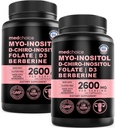 14-in-1 Inositol Supplement & Hormon Support for Women - 40:1 Myo-inositol & D-Chiro Inositol Ovarian Support Capsules for Hormon Balance with Folate, D and B12 (120 sayı) (Pazarlama)