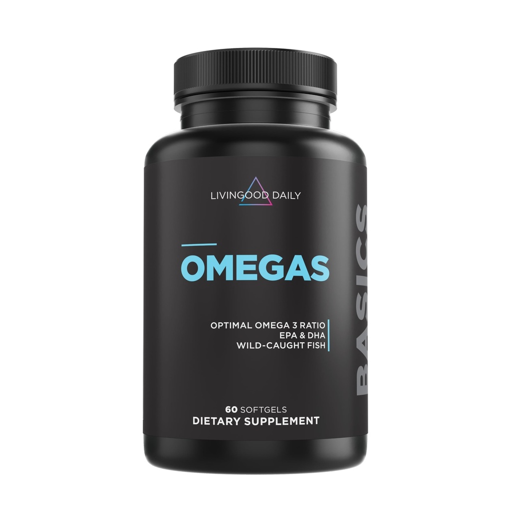Lifeood Daily Fish Oil Omega 3 Supplement, EPA ve Dha from Wild Caught Fish, Omega 3 Fatty Acids for Heart, Brain, and Joint Health for Men and Women, Gluten Free, 30 Day Supply, 60 Softgels