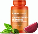 Mt. Angel Vitaminleri - Hydrochloric Acid Betaine, Sağlıklı Digestion & Gastrik Juices (100 Vejetaryen Chlorocaps)
