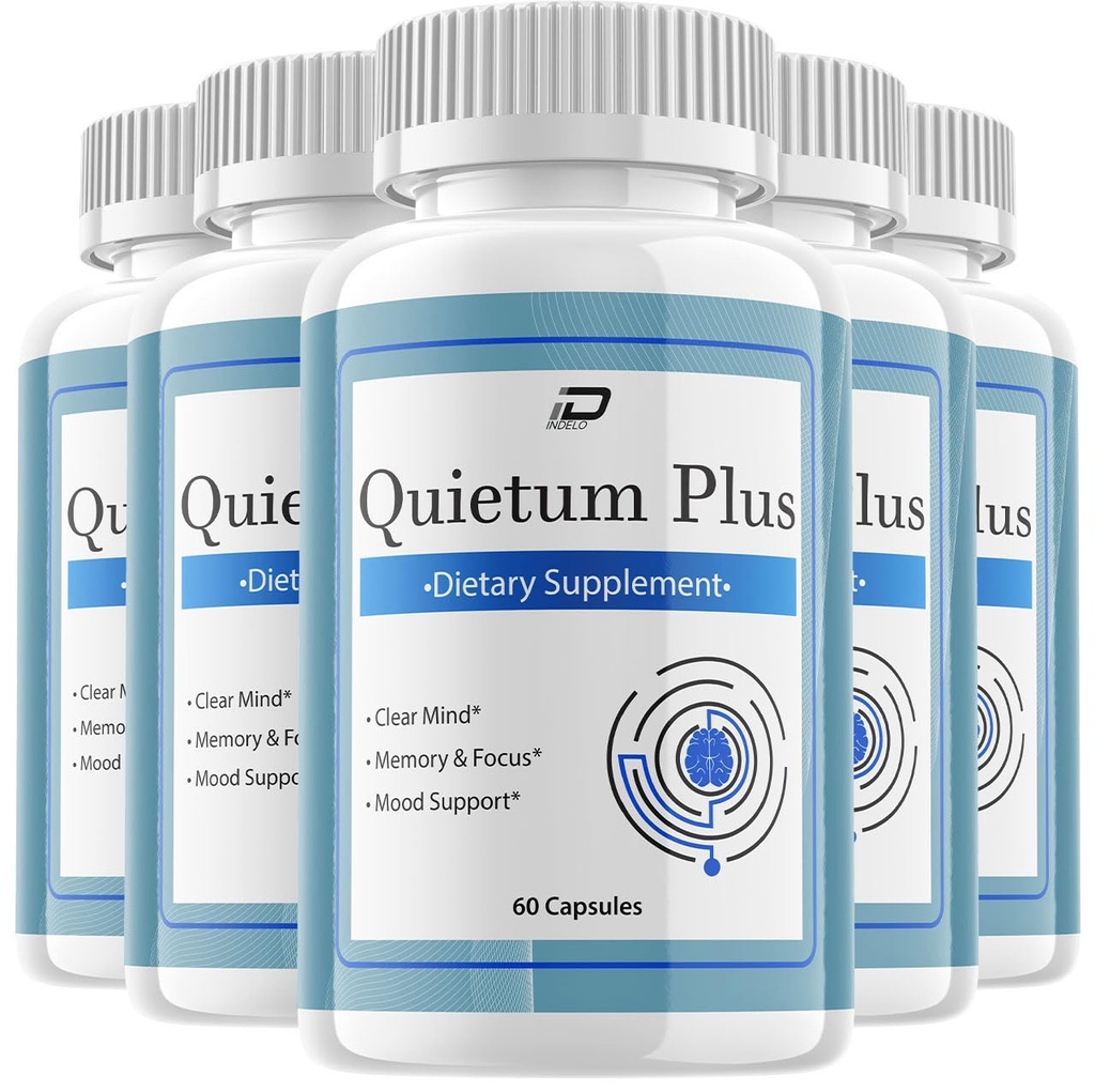 Quietum Plus κάψουλες συμπλήρωμα εγκεφάλου – All-Φυσική μέγιστη δύναμη Φόρμουλα για ενισχυμένη μνήμη και χάπια εστίασης, υποστήριξη και σχόλια QuietumPlus (5 συσκευασία – 300 κάψουλες)
