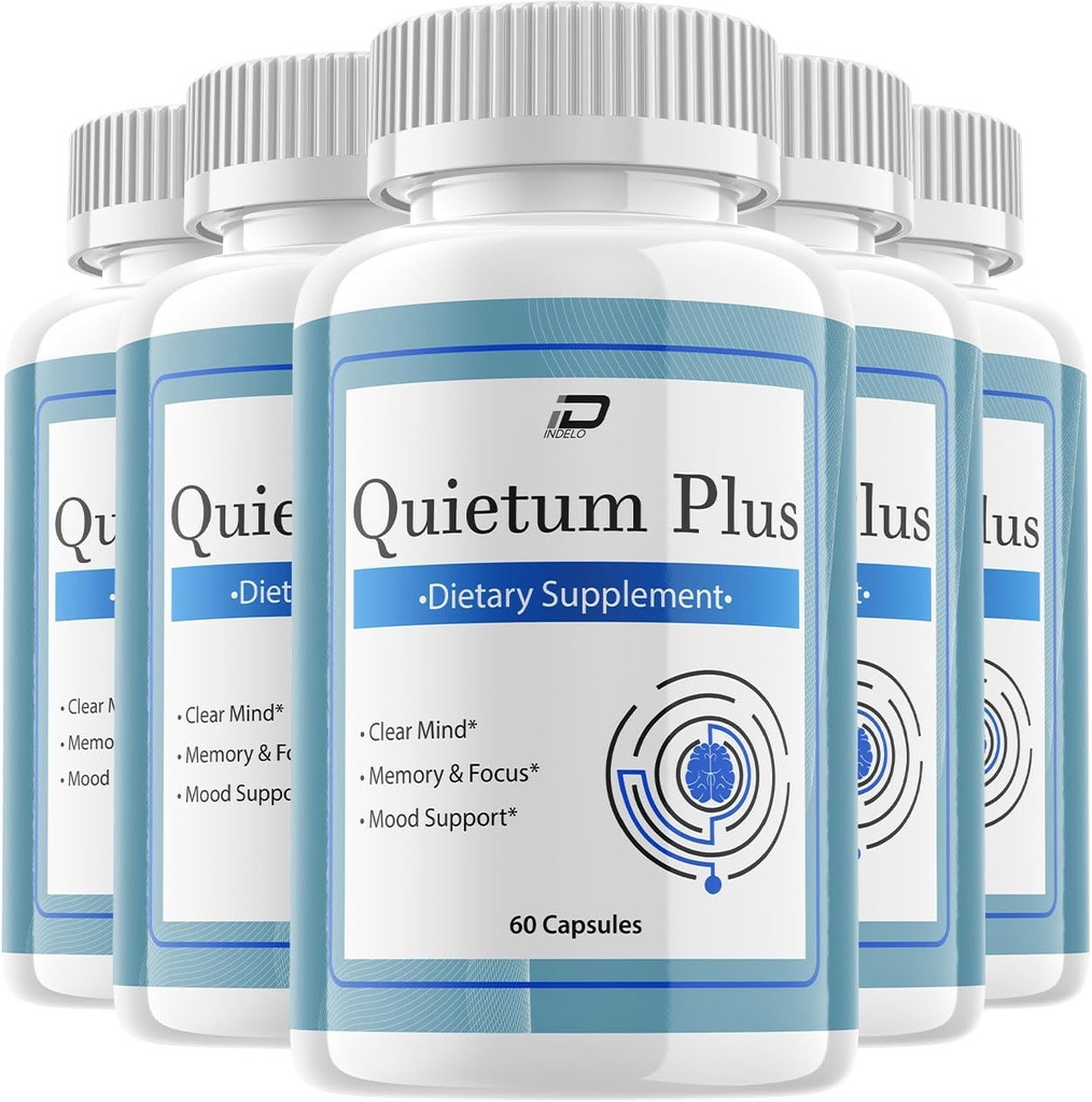 Sessizum Plus Brain Supplement Capsules – Gelişen Memory ve Focus Pills için tüm doğal en güçlü Formula, SessizumPlus Desteği ve Yorumlar (5 Pack – 300 Capsules)