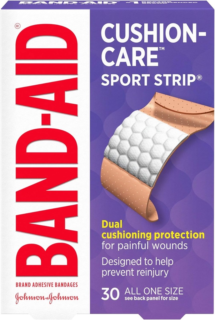 Band-Aid Brand Prestige Bandages, Sport Strip/Extra Wide, 30 Count
