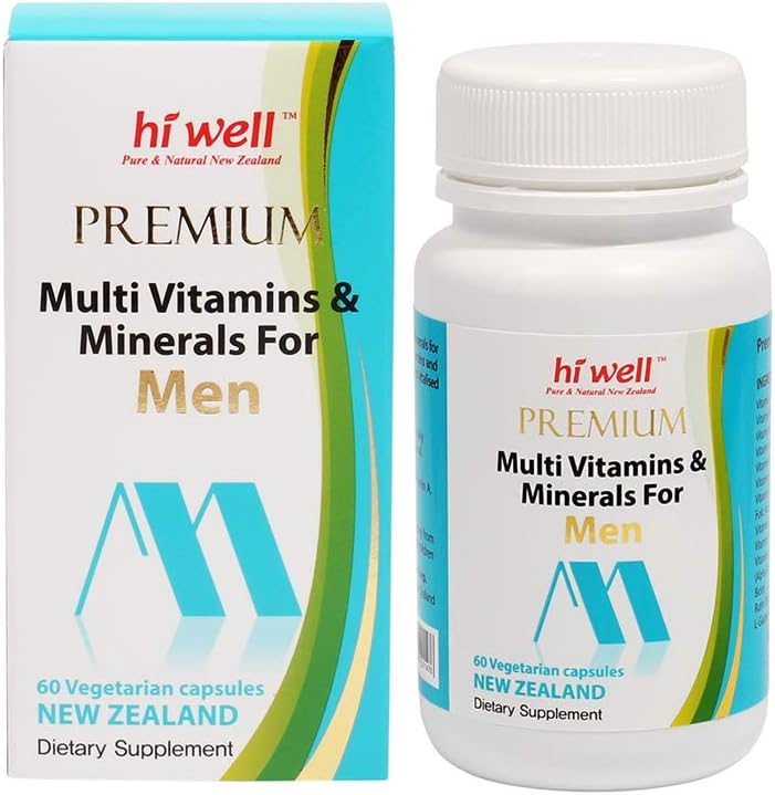 Merhaba Well Premium Multi Vitamins & Minerals for Men 60VegeCapsules