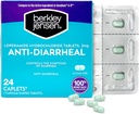 Berkley jensen Anti-Diarrheal Tıp - Loperamid, 2 mg Diarrhea Relief Caplets - Kontrol Turistlerin Diarrhea Including Travelers' Diarrhea, Easy-to-Swallow Anti-Diarhea Pills, 24 Ct