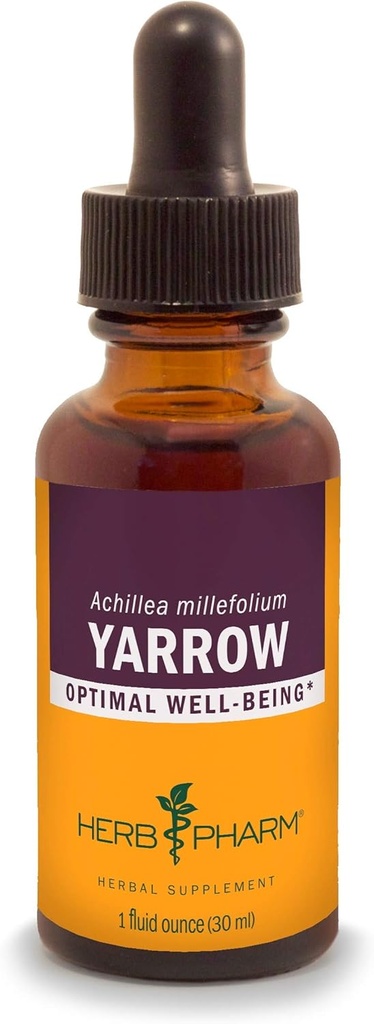 Herb Pharm Yarrow Ανθοπωλείο κορυφές υγρό εκχύλισμα - 1 ουγγιά