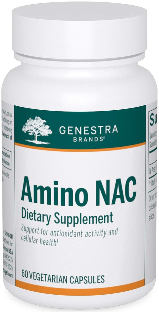 Genstra Brands Dee NAC | Vegan N-Acetyl-L-Cysteine Formula | 60 Capsules