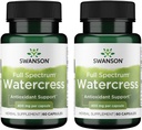 Swanson Full Spectrum Watercress 400 mg 60 Caps (2 Συσκευασία)