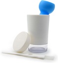 Yetişkinler için EQUADOSE Pill Crusher, Seniors & Pets, Pug Tabletlü Pulverizer Tubes, Pet Meds, Easy Swallowing, Fine Toz Crusher for Drugs, Travel-Friendly and Easy to Use