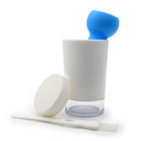 Yetişkinler için EQUADOSE Pill Crusher, Seniors & Pets, Pug Tabletlü Pulverizer Tubes, Pet Meds, Easy Swallowing, Fine Toz Crusher for Drugs, Travel-Friendly and Easy to Use