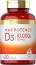 Carlyle Βιταμίνη D 10000 IU 400 Softgels 
