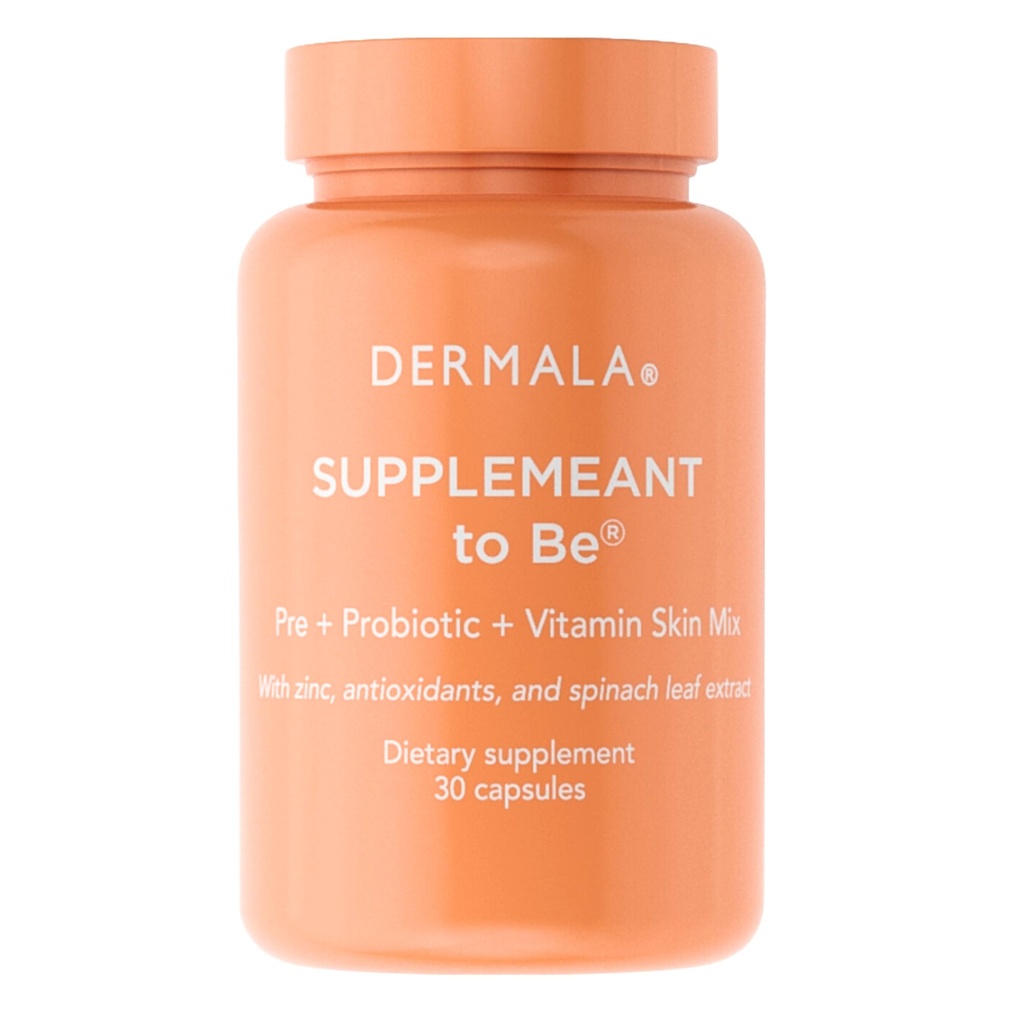 Dermala #FOBO SUPP, Akne Supplement Olmak İçin Yeniden Oluşturun | Tüm Doğal Günlük Prebiyotikler Probiyotikler Deri Mix ile PVC | Clear Blemish-Free Radiant Skin Through Balancing Gut Health