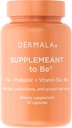 Dermala #FOBO SUPP, Akne Supplement Olmak İçin Yeniden Oluşturun | Tüm Doğal Günlük Prebiyotikler Probiyotikler Deri Mix ile PVC | Clear Blemish-Free Radiant Skin Through Balancing Gut Health