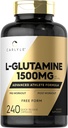 Carlyle L Glutamine Capsules | 1500 mg | 240 Kont | Gelişmiş Sporcu Formula | Pre and Post Workout | Non-GMO, Gluten Free Supplement Supplement Supplement