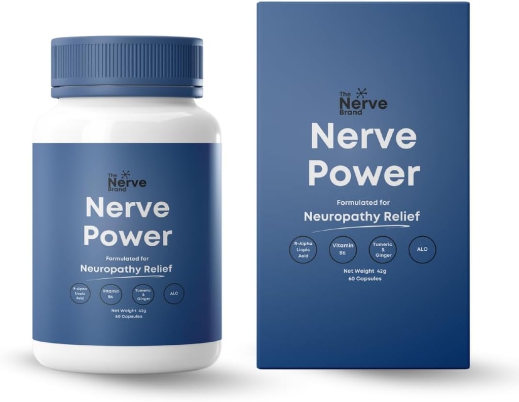 Nerve Power Nerve Supplement R Alpha Lipoic Acid 600 mg - Scia, Feet, Hand, Hand