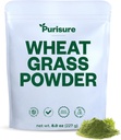 Purisure Wheatgrass σκόνη, 8oz, σιτάρι Grass σκόνη, Πράσινο Superfood για Σαλάτες, Smoothie και Shakes, Superfood σκόνη πλούσια σε Ανοσία Βιταμίνες, Ίνες και ορυκτά, 76 εξυπηρετούν