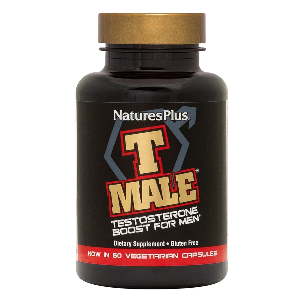DoğasPlus T Erkek - 60 Vejetaryen Capsules - Kas Kazananları ve Stamina, Mood Advancedr - Gluten Free - 30 Toplam Hizmetler
