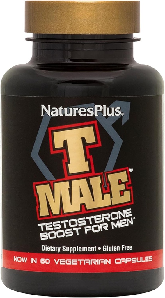 DoğasPlus T Erkek - 60 Vejetaryen Capsules - Kas Kazananları ve Stamina, Mood Advancedr - Gluten Free - 30 Toplam Hizmetler