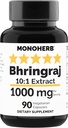 MONOHERB Bhringraj Ekstraksiyon 1000 mg - 90 Vegetarian Capsules