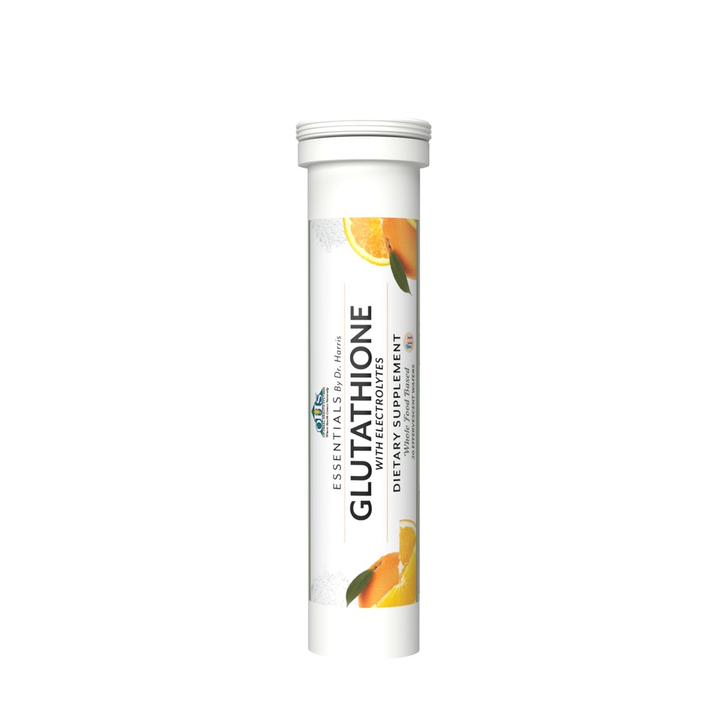 Optimal Health Systems Essential Glutathione | Super Antioxidant + Potent Vitamin C + Electrolytes | Tri-peptide Glutathione Anti-Aging Supplement | 20 Wafers