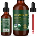 Global Healing Center - Vitamin B12 Sublingual 5000 MCG Organik Sıvı Supplement, Mecobalamin, Adenosylcobalamin, Hydroxo Long-Lasting Energy and Health Metabolism - Vegan B12 Vitaminleri (1 Oz)