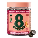 8Greens, Daily Greens Peach Gummies, 50 Count