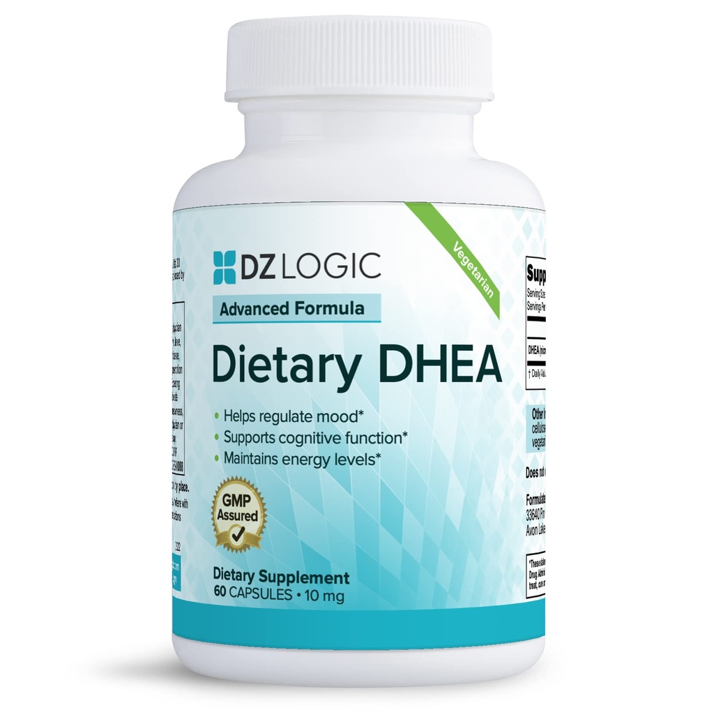 Dzugan's Advanced DHEA Formula :: Χωρίς γλουτένη, GMP Certified! :: 10mg 60 Caps :: Ενέργεια, Mood, Γνωστική λειτουργία