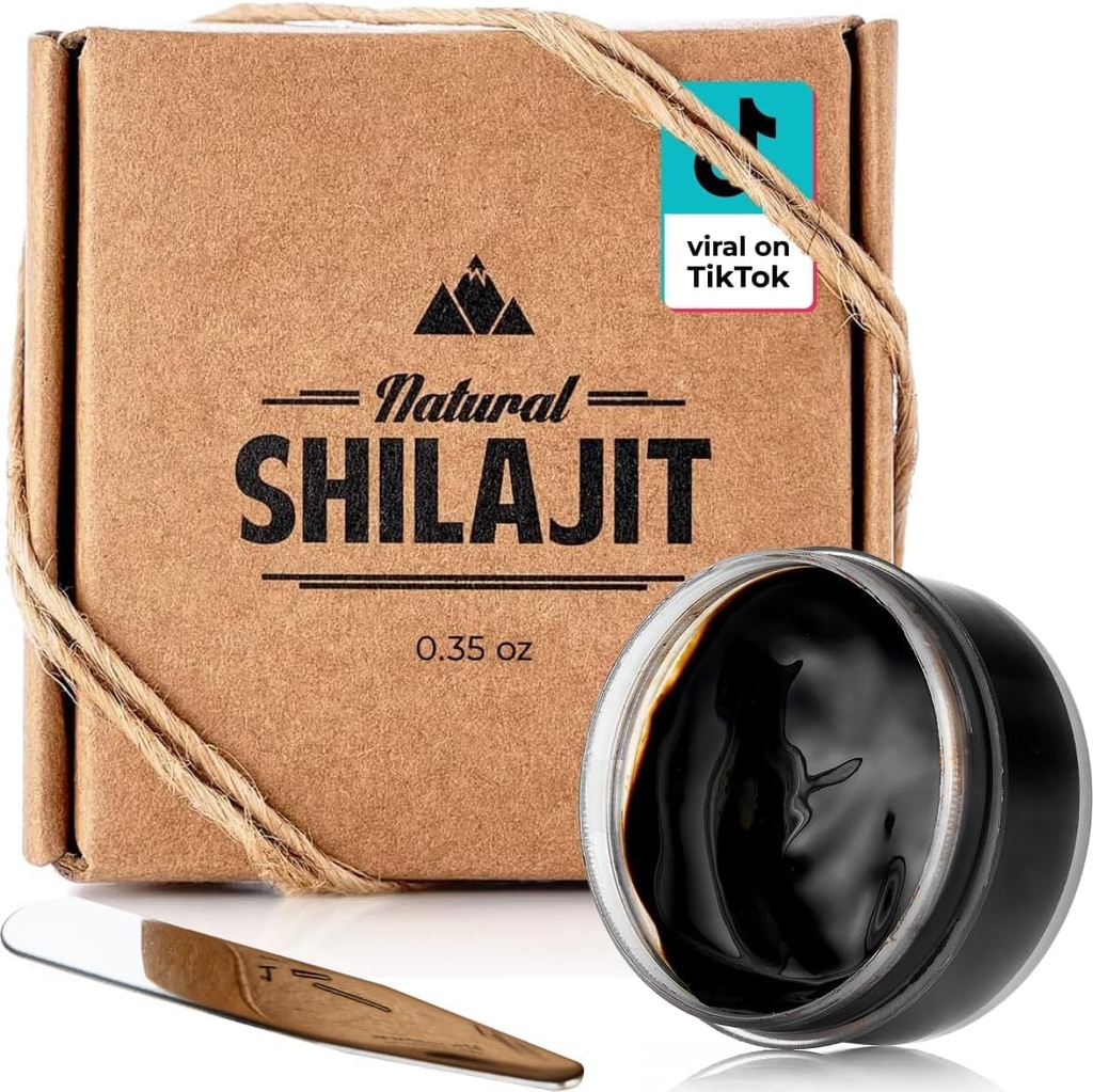 NATURAL SHILAJITwear - Fulvic Acid & Trace Minerals ile Erkekler ve Kadınlar için Shilajit, Enerji için Bitki bazlı Nutrients, Immune Support & Vitality Machinery