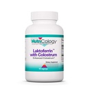 Nutricology Laktoferrin with Colostrum Supplement - Lactoferrin, Bovine Colostrum, Immunoglobulin, Lysozyme, IgG, IGA, IgM, Φυτικές κάψουλες - 90 Count