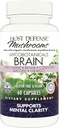 Host Defense MycoBotanicals Brain* Capsules - Brain Support Supplement with Lion's Mane, Reishi & Cordyceps Mushroom - Herbal Supplement for Memory & Focus Support - 60 Capsules (30 Hizmetler)