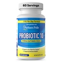 Puritan's Pride Probiyotik 10, D Vitamini ile Immune System Health*, 60 Count, White