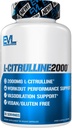 Evlution L-Citrulline2000 Nitrik Çimento Supplement for Men Beslenme Yüksek Güç L Citrulline Capsules for Advancedd Muscle Strength Recovery and Intense Pumps - Plant Based Nitrik Membran