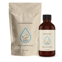 C-60 MCT - 4oz -%99.9 Saf C-60 Organik Ekstra Bakteri MCT Yağı - %100 Plastik - 108 mg Active C60 - Glass Şişe - Karbon 60