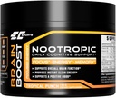 EC Sports Brain Boost Tropikal Punch Nootropic Supplement for Focus, Faster Processing, Instant Energy & Performance w / 18 Nootropics - 30 Hizmetler