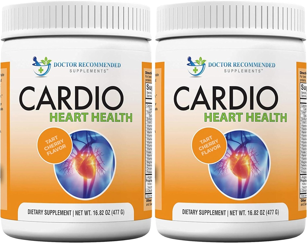 DOCTOR RECOMMENDED SUPPLEMENTS Cardio Heart Health Toz – L-Arginine Supplement 5000 mg & L-Citrulline 1000 mg, Tart Cherry Flavor ( 2-16.82 oz / 33.64 oz)