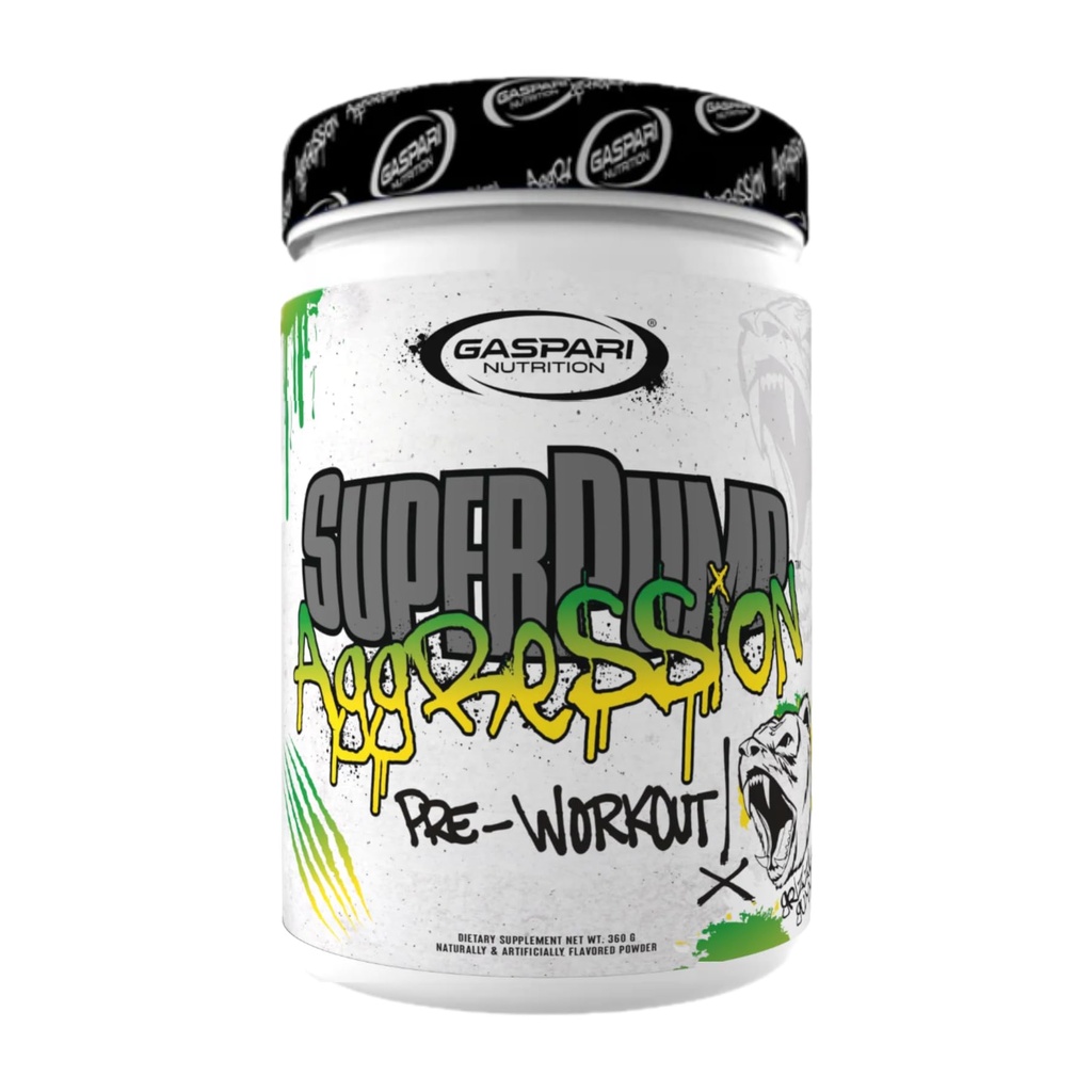 Gazpari Beslenme SuperPump Aggre Pre-Workout: Enerji, Focus, Endurance ve Recovery, Tinatine ve Caffeine (25 Hizmet, Grizzly Gummy)